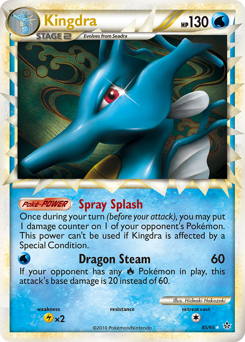 Kingdra - HS—Unleashed - #85 - Pokemon TCG card