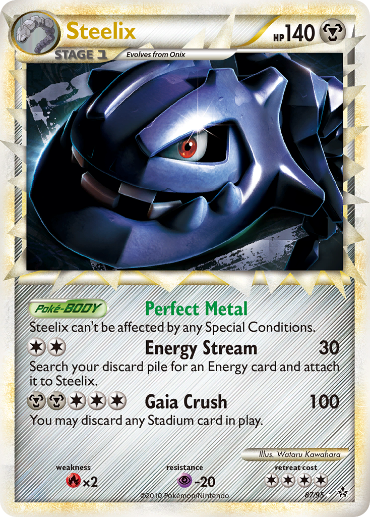 Steelix - HS—Unleashed - #87 - Pokemon TCG card