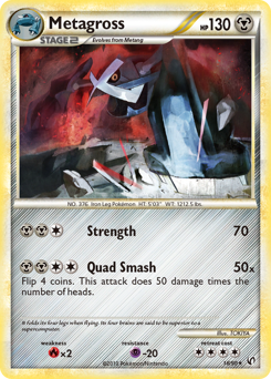 Metagross #18 Metagross - HS—Undaunted - #18 - Pokemon TCG card