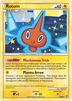 Rotom #20 Rotom - HS—Undaunted - #20 - Pokemon TCG card