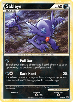 Sableye #35 Sableye - HS—Undaunted - #35 - Pokemon TCG card