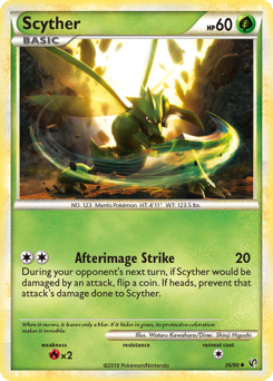 Scyther #36 Scyther - HS—Undaunted - #36 - Pokemon TCG card