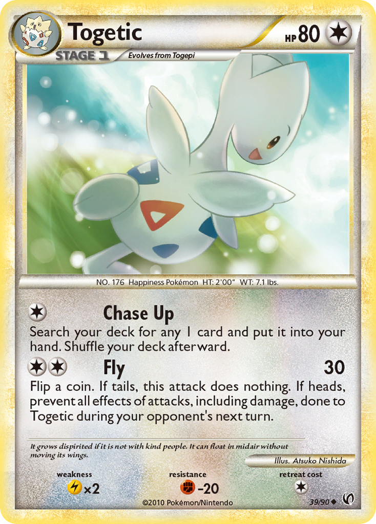 Togetic - HS—Undaunted - #39 - Pokemon TCG card