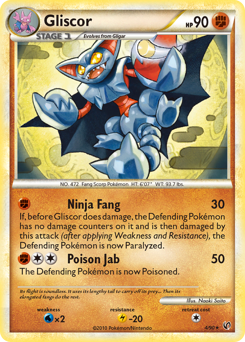 Gliscor - HS—Undaunted - #4 - Pokemon TCG card