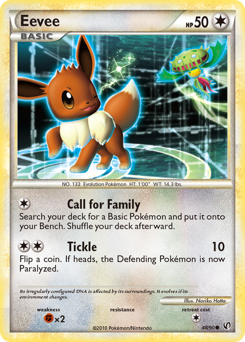 Eevee #48 Eevee - HS—Undaunted - #48 - Pokemon TCG card