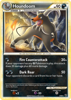 Houndoom - HS—Undaunted - #5 - Pokemon TCG card