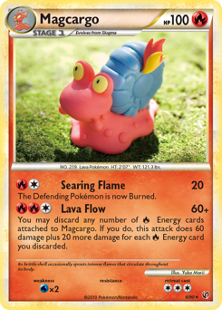 Magcargo #6 Magcargo - HS—Undaunted - #6 - Pokemon TCG card