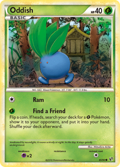 Oddish #60 Oddish - HS—Undaunted - #60 - Pokemon TCG card