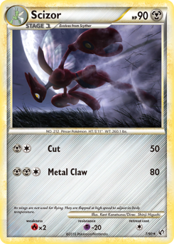 Scizor - HS—Undaunted - #7 - Pokemon TCG card
