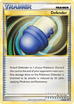 Defender - HS—Undaunted - #72 - Pokemon TCG card