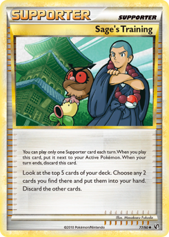Sage's Training - HS—Undaunted - #77 - Pokemon TCG card