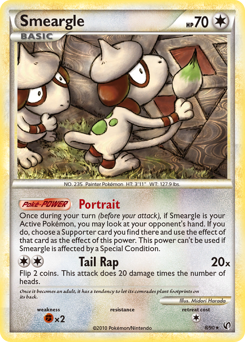 Smeargle #8 Smeargle - HS—Undaunted - #8 - Pokemon TCG card