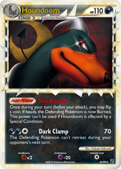 Houndoom - HS—Undaunted - #82 - Pokemon TCG card