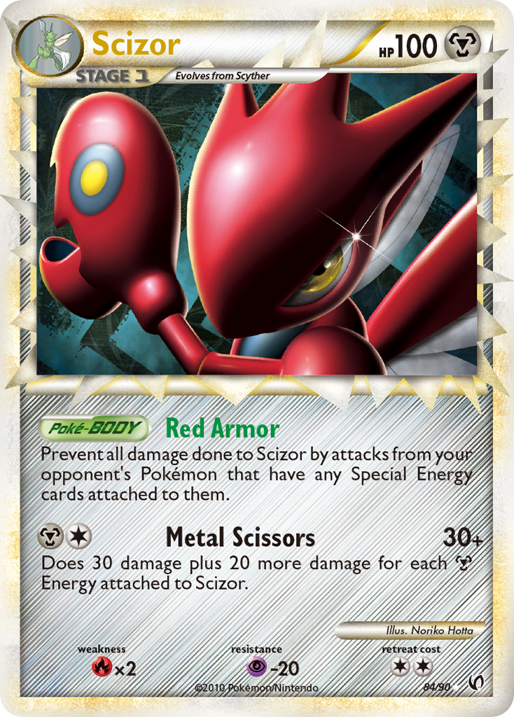 Scizor - HS—Undaunted - #84 - Pokemon TCG card