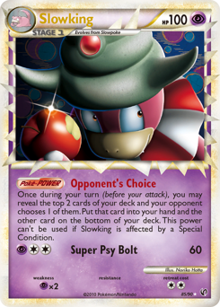 Slowking #85 Slowking - HS—Undaunted - #85 - Pokemon TCG card