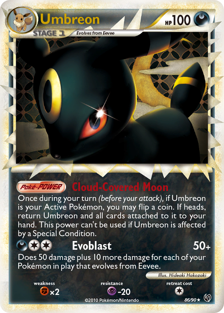 Umbreon - HS—Undaunted - #86 - Pokemon TCG card