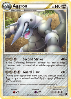 Aggron #1 Aggron - HS—Triumphant - #1 - Pokemon TCG card