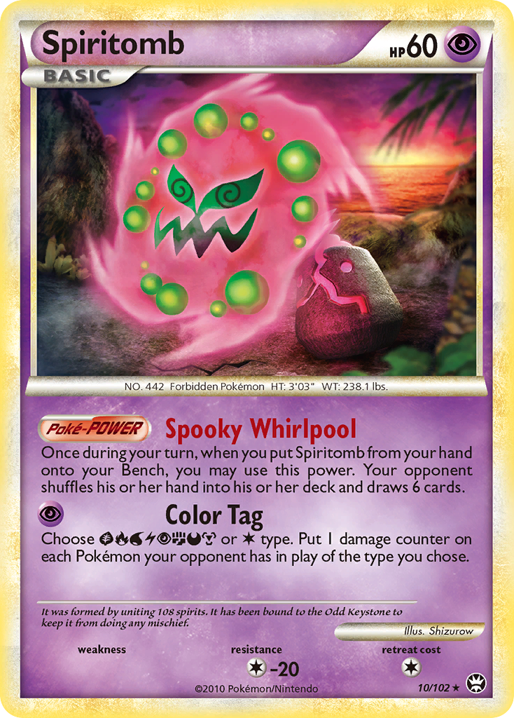 Spiritomb - HS—Triumphant - #10 - Pokemon TCG card