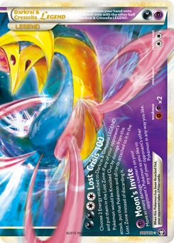 Darkrai & Cresselia LEGEND - HS—Triumphant - #100 - Pokemon TCG card