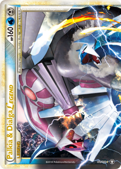 Palkia & Dialga LEGEND #101 Palkia & Dialga LEGEND - HS—Triumphant - #101 - Pokemon TCG card
