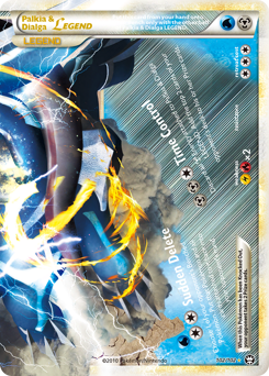 Palkia & Dialga LEGEND #102 Palkia & Dialga LEGEND - HS—Triumphant - #102 - Pokemon TCG card