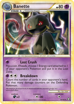 Banette #14 Banette - HS—Triumphant - #14 - Pokemon TCG card