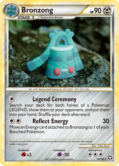Bronzong #15 Bronzong - HS—Triumphant - #15 - Pokemon TCG card