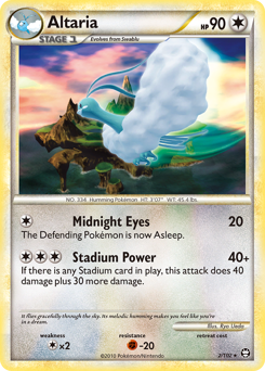 Altaria #2 Altaria - HS—Triumphant - #2 - Pokemon TCG card