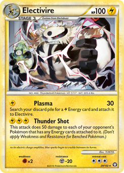 Electivire #20 Electivire - HS—Triumphant - #20 - Pokemon TCG card