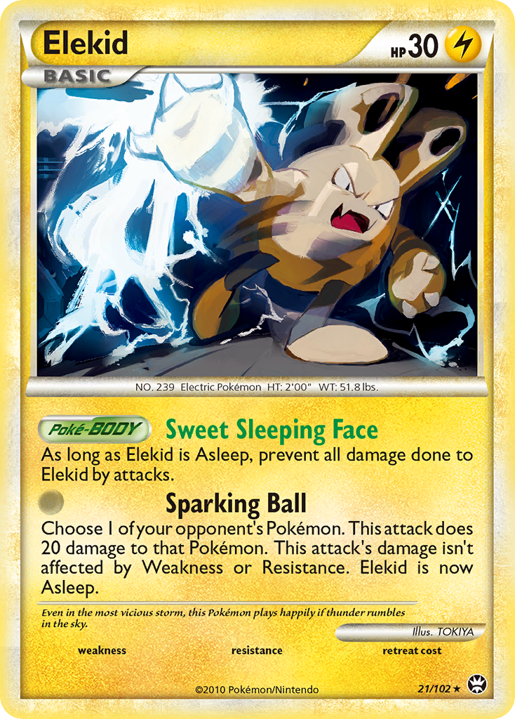Elekid - HS—Triumphant - #21 - Pokemon TCG card
