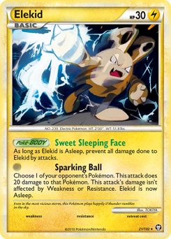 Elekid #21 Elekid - HS—Triumphant - #21 - Pokemon TCG card