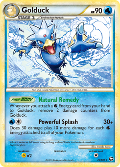 Golduck #22 Golduck - HS—Triumphant - #22 - Pokemon TCG card