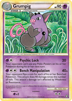 Grumpig #23 Grumpig - HS—Triumphant - #23 - Pokemon TCG card