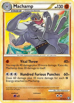 Machamp - HS—Triumphant - #26 - Pokemon TCG card