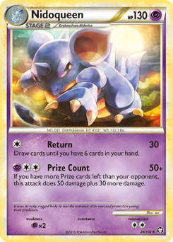 Nidoqueen #28 Nidoqueen - HS—Triumphant - #28 - Pokemon TCG card