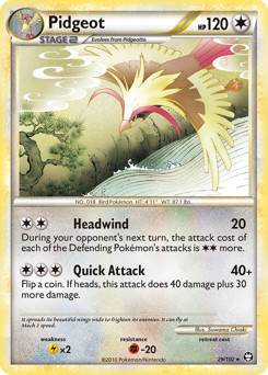 Pidgeot #29 Pidgeot - HS—Triumphant - #29 - Pokemon TCG card