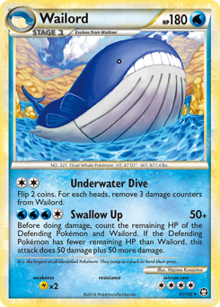 Wailord #31 Wailord - HS—Triumphant - #31 - Pokemon TCG card