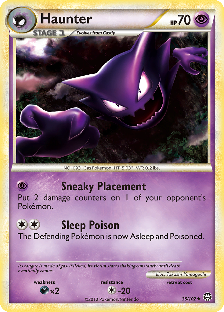 Haunter - HS—Triumphant - #35 - Pokemon TCG card
