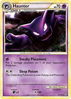 Haunter - HS—Triumphant - #35 - Pokemon TCG card