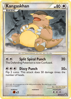 Kangaskhan #36 Kangaskhan - HS—Triumphant - #36 - Pokemon TCG card