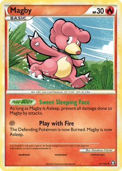 Magby #41 Magby - HS—Triumphant - #41 - Pokemon TCG card