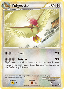 Pidgeotto - HS—Triumphant - #47 - Pokemon TCG card