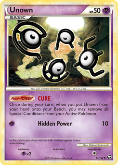 Unown #51 Unown - HS—Triumphant - #51 - Pokemon TCG card