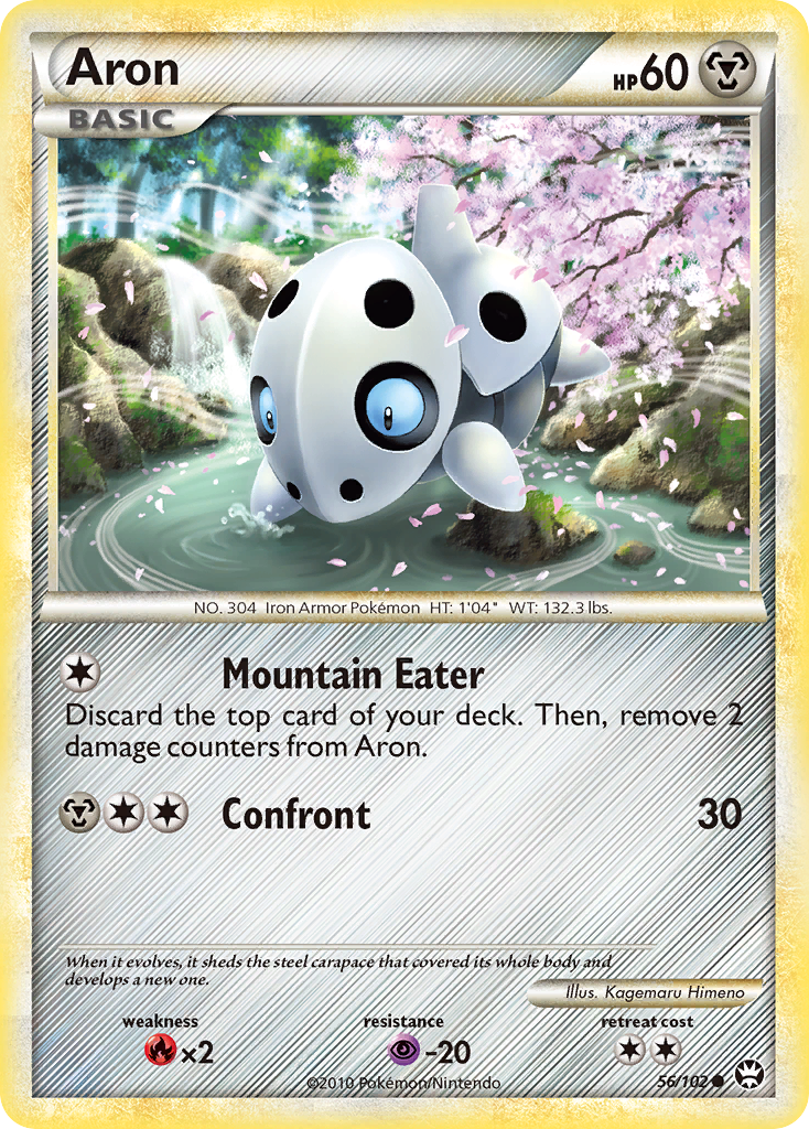 Aron - HS—Triumphant - #56 - Pokemon TCG card