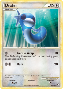Dratini #62 Dratini - HS—Triumphant - #62 - Pokemon TCG card