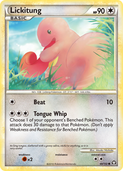 Lickitung #66 Lickitung - HS—Triumphant - #66 - Pokemon TCG card
