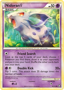 Nidoran ♀ - HS—Triumphant - #69 - Pokemon TCG card