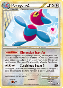 Porygon-Z #7 Porygon-Z - HS—Triumphant - #7 - Pokemon TCG card