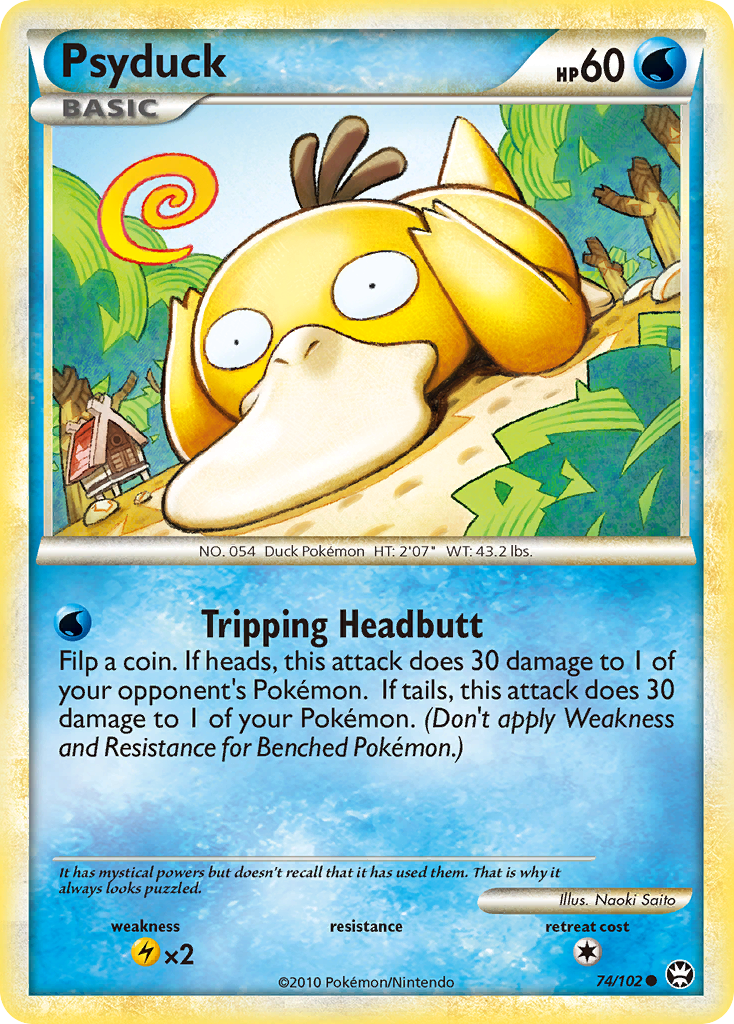 Psyduck - HS—Triumphant - #74 - Pokemon TCG card