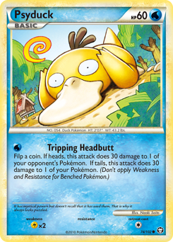 Psyduck - HS—Triumphant - #74 - Pokemon TCG card